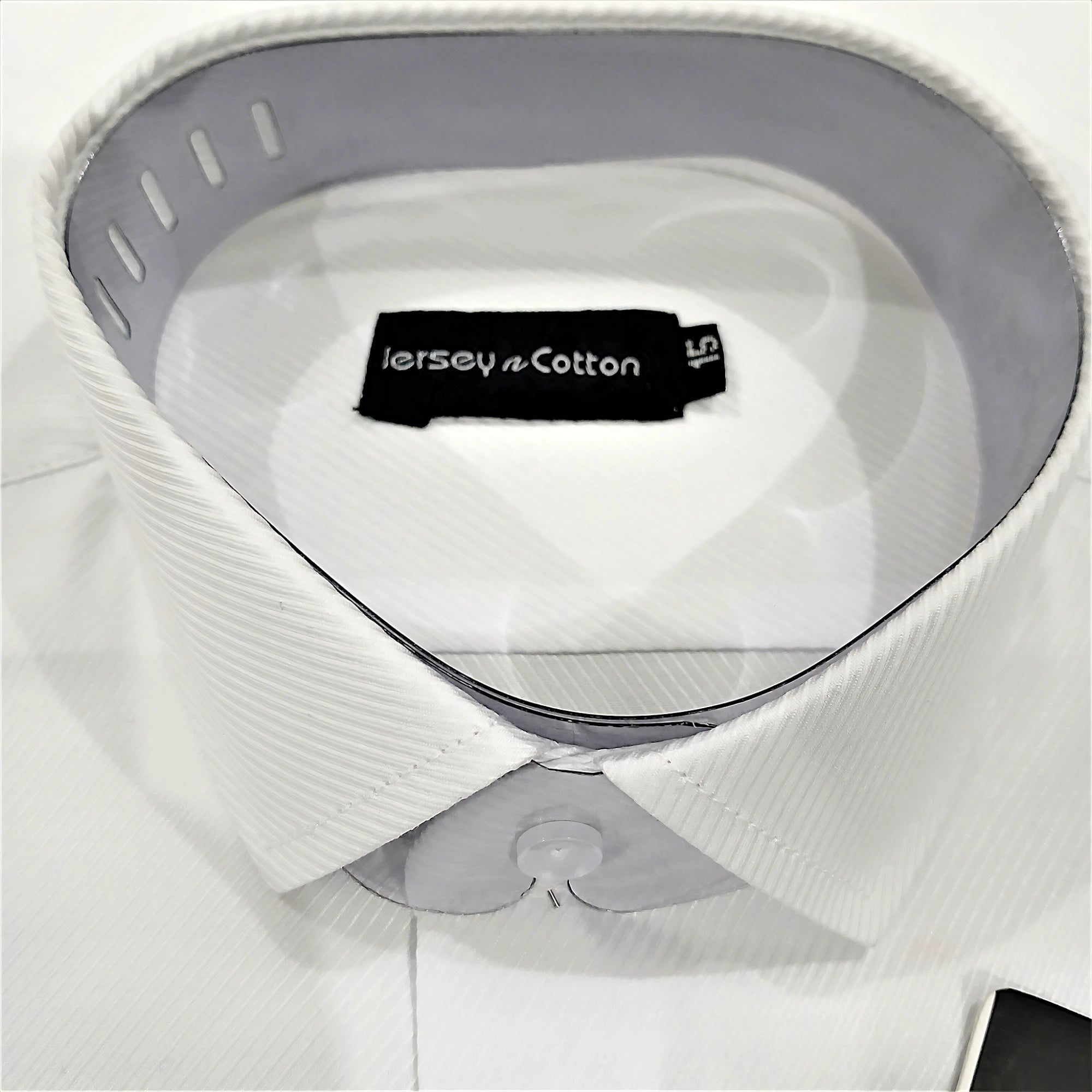 White Self Line Shirt