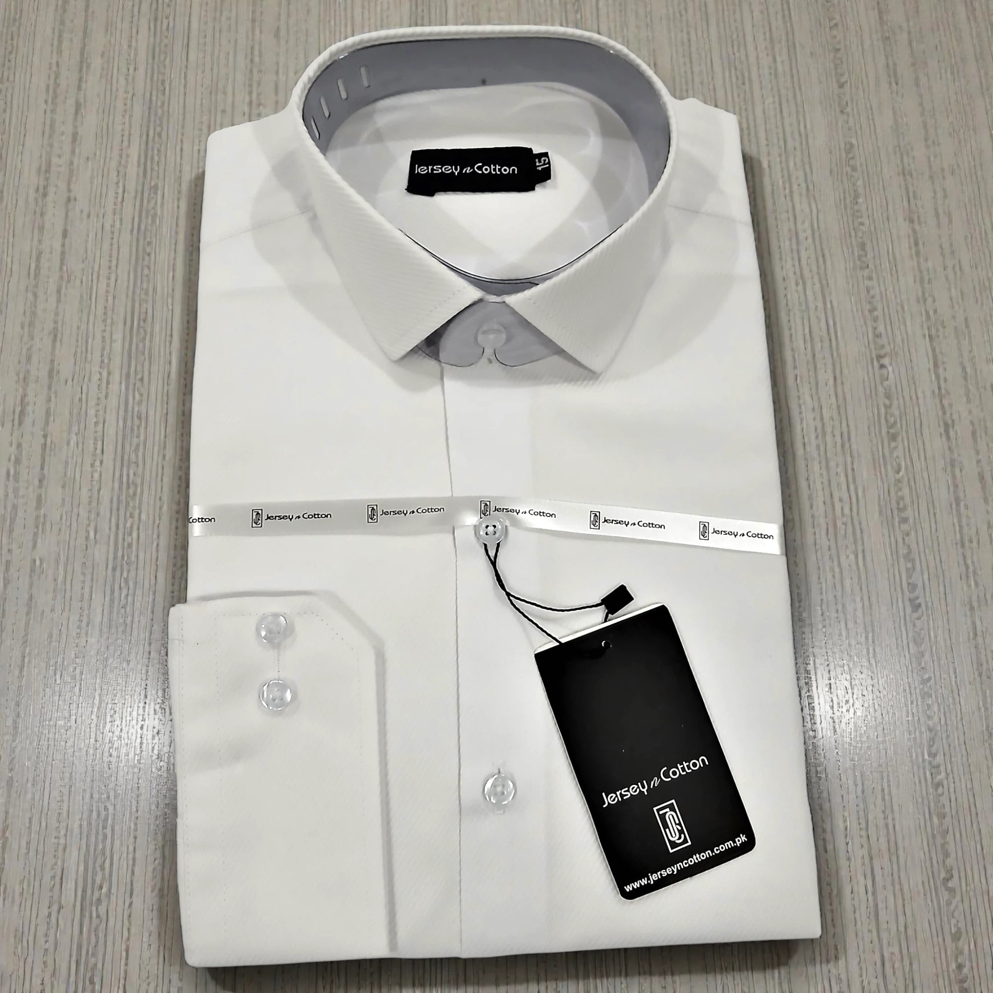 White Self Line Shirt